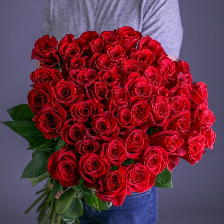 Купить 41 розу Фридом Эквадор