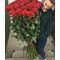 Купить 25 роз Эквадор 100 см